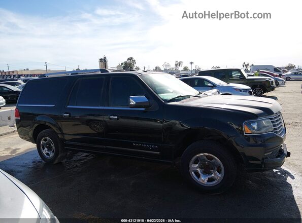 5LMJJ3HT2GEL11369 2016 LINCOLN NAVIGATOR L Black Вид задньої частини салону