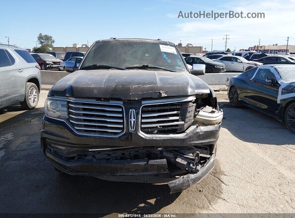 5LMJJ3HT2GEL11369 2016 LINCOLN NAVIGATOR L Black Вид щитка приладів