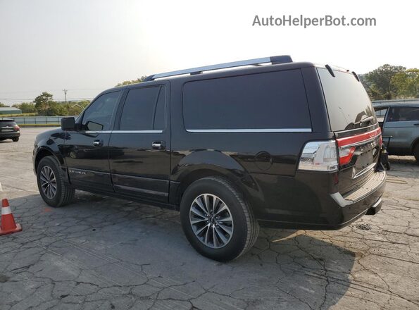5LMJJ3HT2HEL03497 2017 LINCOLN NAVIGATOR Черный Задняя левая четверть