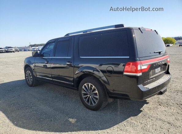 5LMJJ3HT7HEL12387 2017 LINCOLN NAVIGATOR Black უკანა მარცხენა