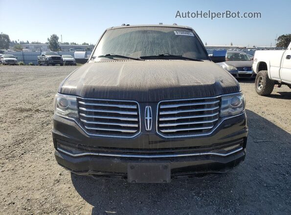 5LMJJ3HT7HEL12387 2017 LINCOLN NAVIGATOR Black წინა ხედი