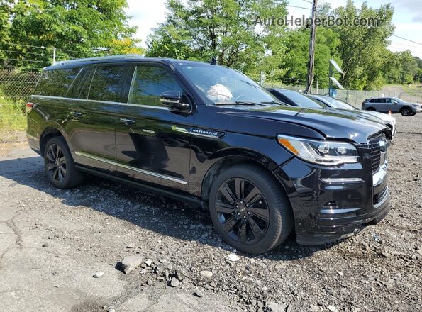 5LMJJ3LG3REL10423 2024 LINCOLN NAVIGATOR Black Front right