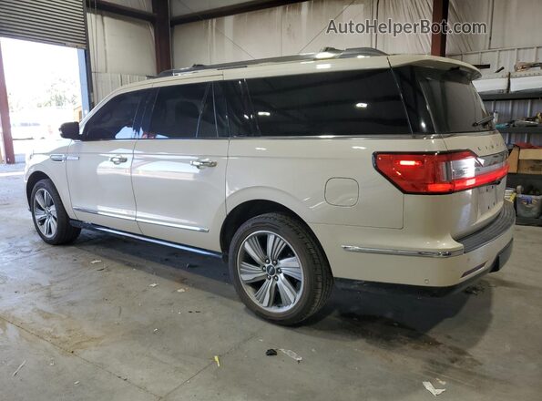 5LMJJ3LT2JEL14514 2018 LINCOLN NAVIGATOR Кремовый Задняя левая четверть
