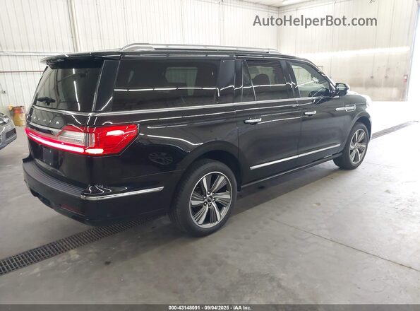5LMJJ3LT6KEL25128 2019 LINCOLN NAVIGATOR L Black Tył prawy