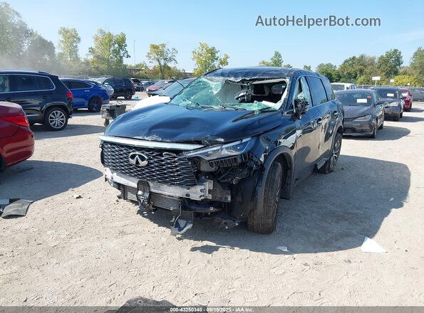 5N1AL1ES0SC339883 2025 INFINITI QX60 Black Front left