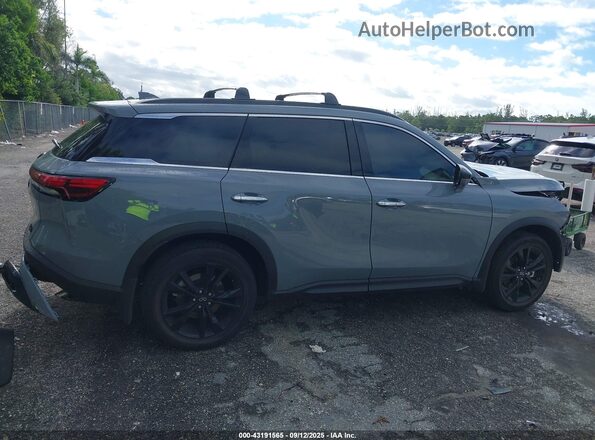 5N1AL1FR5SC349644 2025 INFINITI QX60 Gray Սալոնի 360 աստիճան տեսք