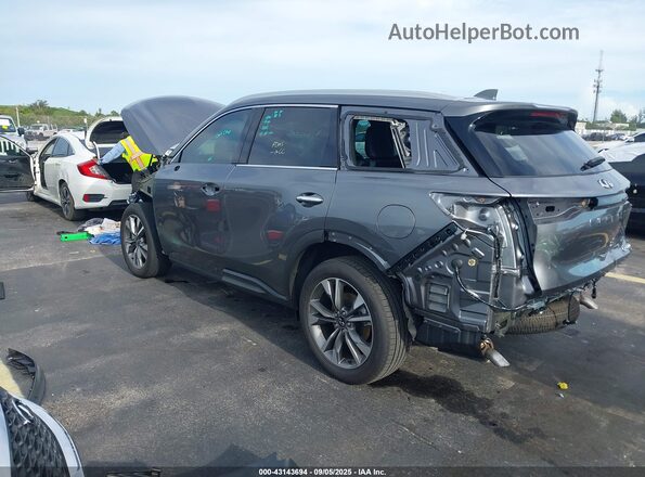 5N1AL1FR8SC349508 2025 INFINITI QX60 Gray Rear left