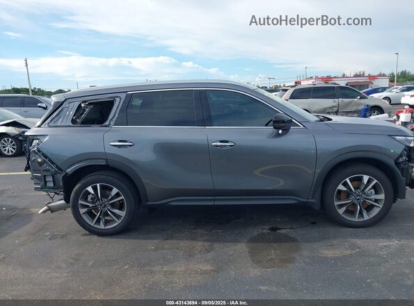 5N1AL1FR8SC349508 2025 INFINITI QX60 Gray 360 interior view