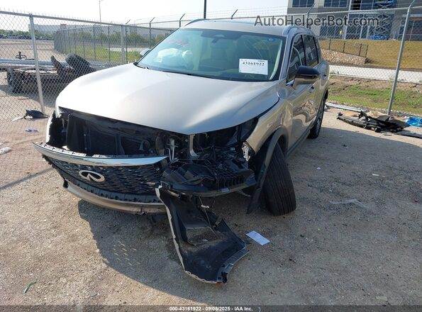 5N1AL1FR9SC339747 2025 INFINITI QX60 Champagne Դիմացի տեսք
