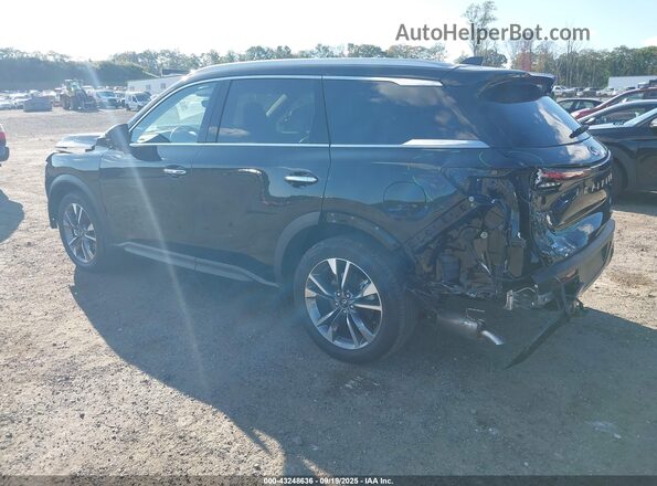 5N1AL1FS1SC333766 2025 INFINITI QX60 Black Trasero izquierdo