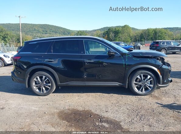 5N1AL1FS1SC333766 2025 INFINITI QX60 Black Vista interior trasera