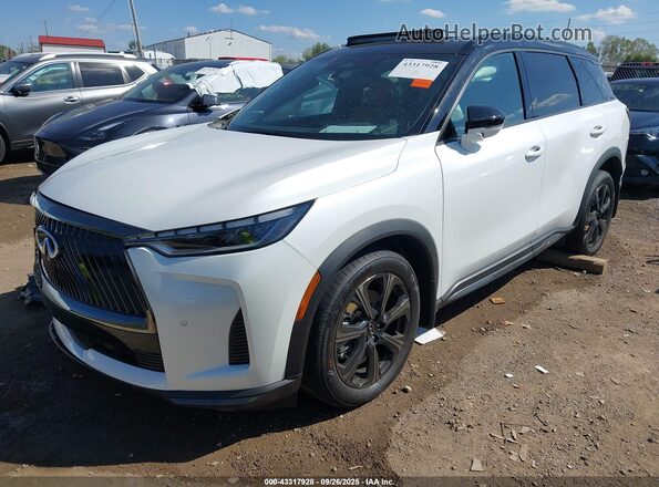 5N1AL1HU6TC332998 2026 INFINITI QX60 Silver Առջևի ձախ երեք քառորդ տեսարան