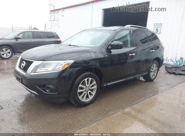 5N1AR2MM5GC634962 2016 NISSAN PATHFINDER Black Vista tres cuartos delantera izquierda