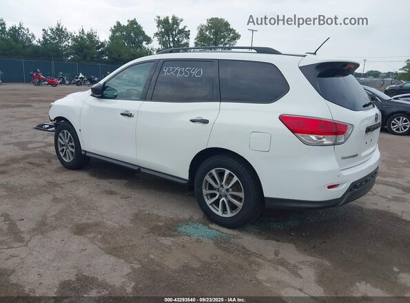 5N1AR2MN5GC606698 2016 NISSAN PATHFINDER Белый Задняя левая четверть