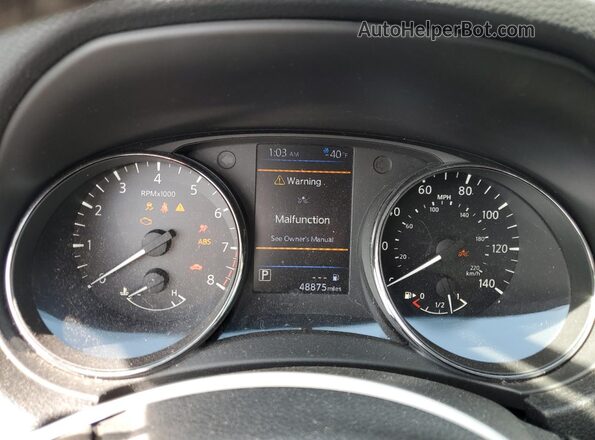 5N1AT2MT1LC762148 2020 NISSAN ROGUE Gray ხელსაწყოთა პანელის ხედი
