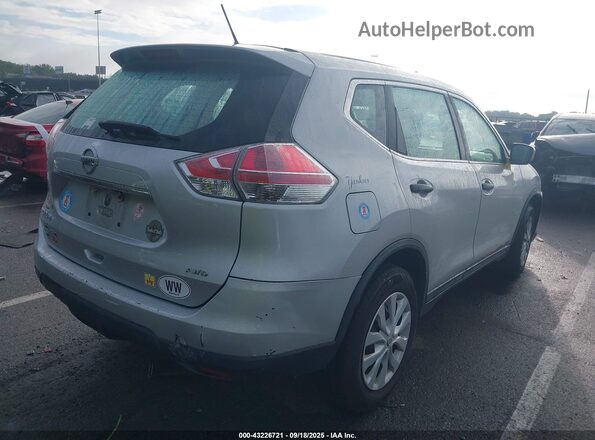 5N1AT2MV3GC820283 2016 NISSAN ROGUE Silver Задня права чверть
