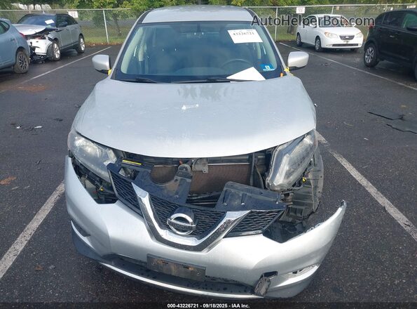 5N1AT2MV3GC820283 2016 NISSAN ROGUE Silver Вид спереду