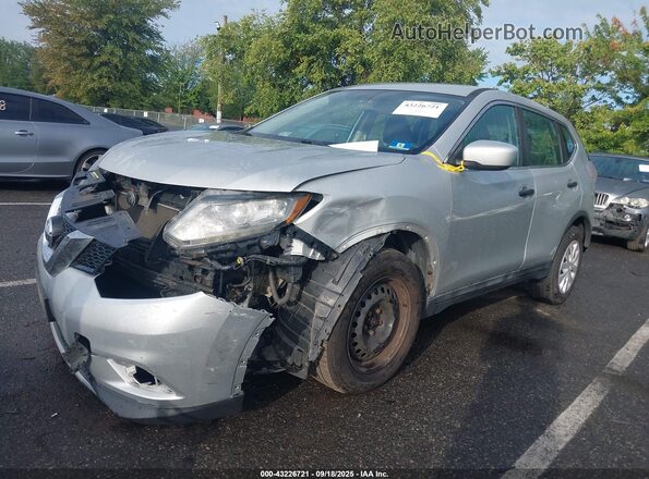 5N1AT2MV3GC820283 2016 NISSAN ROGUE Silver Передня ліва чверть