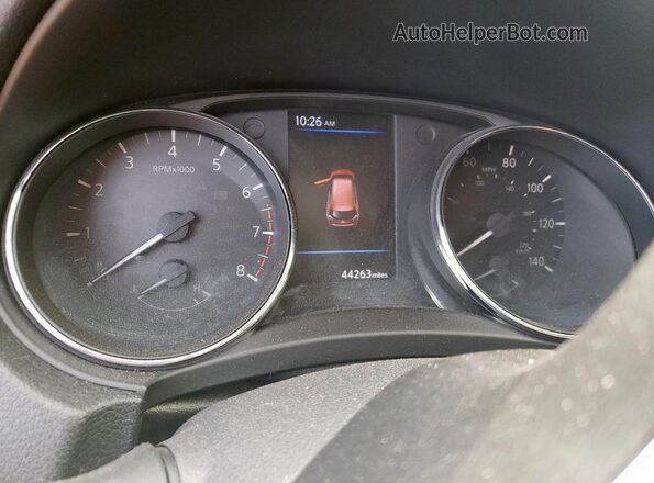 5N1AT2MV8LC817213 2020 NISSAN ROGUE Silver Instrument cluster view