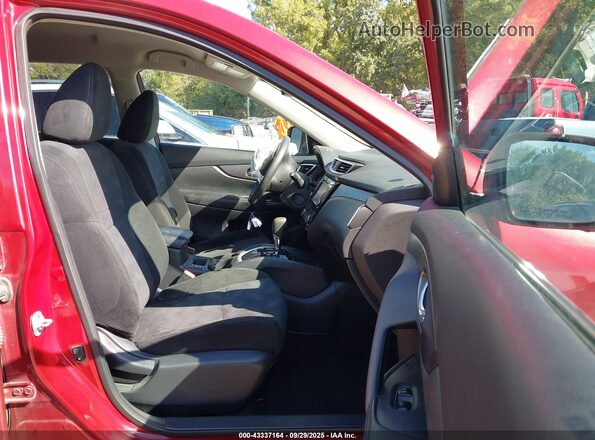 5N1AT2MV9GC863400 2016 NISSAN ROGUE Red Vista interior delantera