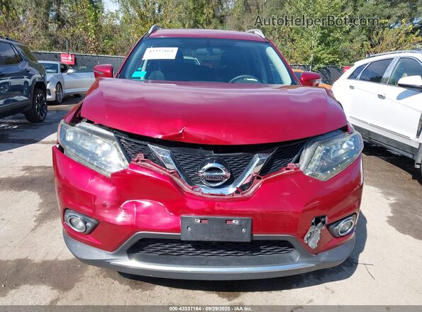 5N1AT2MV9GC863400 2016 NISSAN ROGUE Red Vista del cuadro de instrumentos
