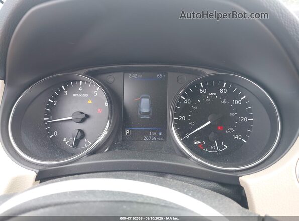 5N1AT2MV9LC700160 2020 NISSAN ROGUE White უკანა სავარძლების ხედი