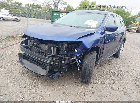 5N1AT2MV9LC796078 2020 NISSAN ROGUE Blue Front left