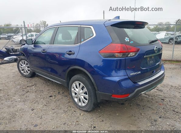 5N1AT2MV9LC796078 2020 NISSAN ROGUE Blue Rear left