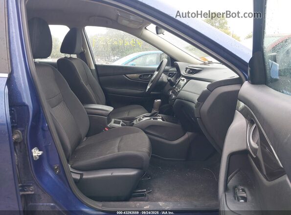 5N1AT2MV9LC796078 2020 NISSAN ROGUE Blue Front interior view