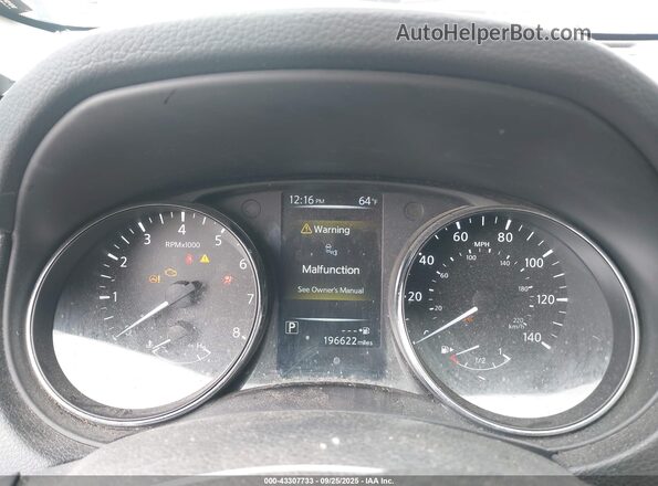 5N1AT2MVXHC760021 2017 NISSAN ROGUE Black Vista de los asientos traseros