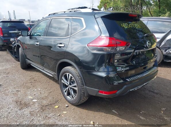 5N1AT2MVXHC760021 2017 NISSAN ROGUE Black Trasero izquierdo