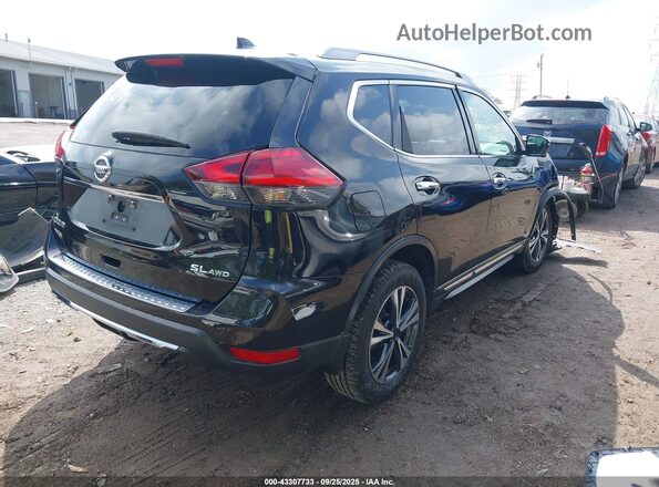 5N1AT2MVXHC760021 2017 NISSAN ROGUE Black Trasero derecho