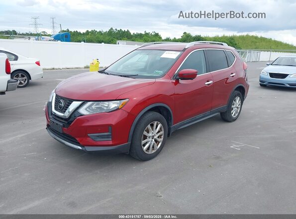 5N1AT2MVXJC803617 2018 NISSAN ROGUE Red Front left