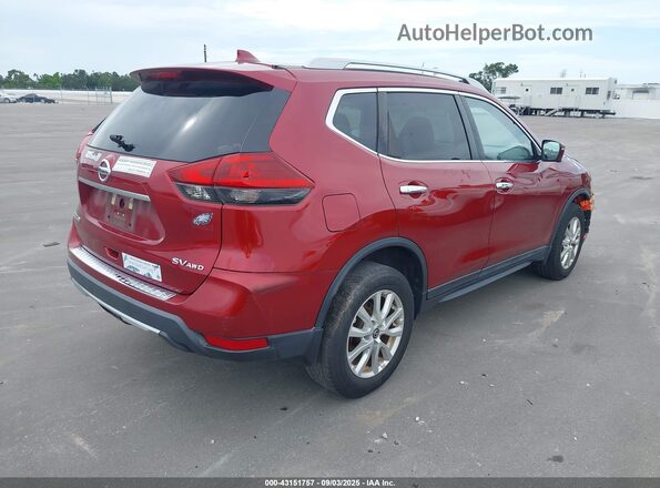 5N1AT2MVXJC803617 2018 NISSAN ROGUE Red Rear right