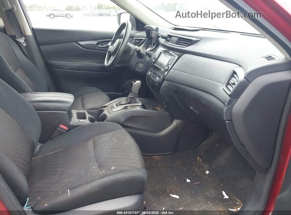 5N1AT2MVXJC803617 2018 NISSAN ROGUE Red Front interior view