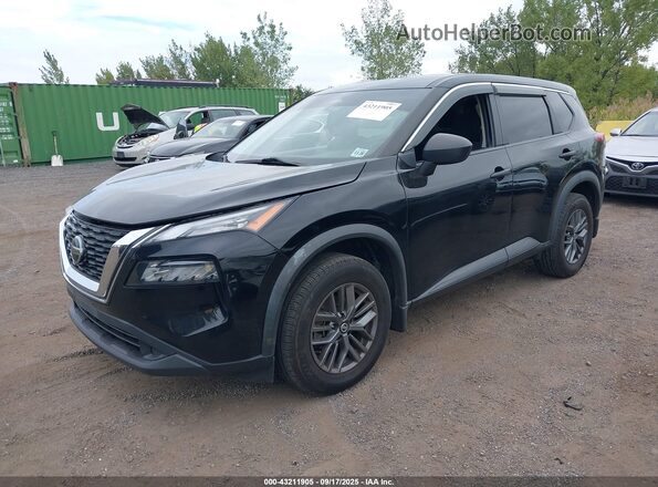 5N1AT3AB8MC831775 2021 NISSAN ROGUE Black Vista tres cuartos delantera izquierda