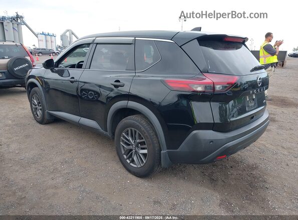 5N1AT3AB8MC831775 2021 NISSAN ROGUE Black Trasero izquierdo