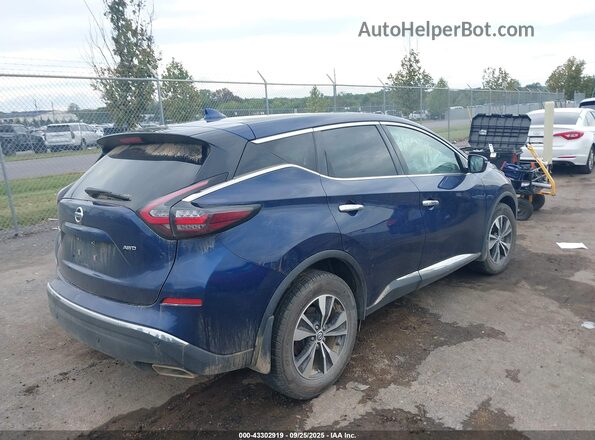 5N1AZ2AS9LN143991 2020 NISSAN MURANO Blue Rear right
