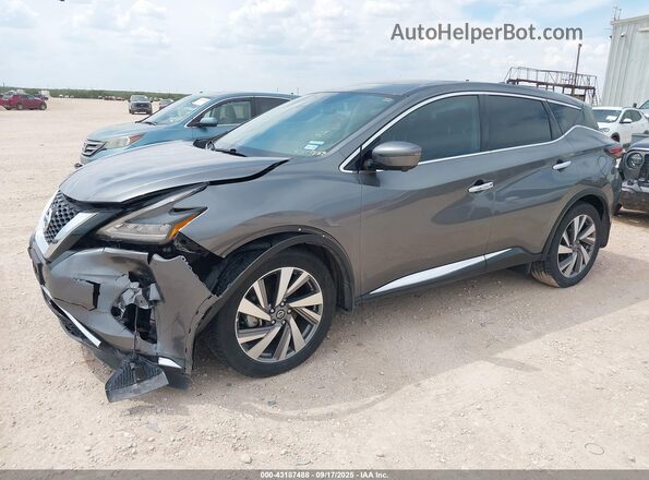 5N1AZ2CJ2MC125446 2021 NISSAN MURANO Gray Առջևի ձախ երեք քառորդ տեսարան