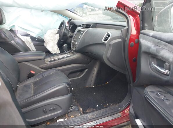 5N1AZ2CJ5PC120326 2023 NISSAN MURANO Red Widok wnętrza z przodu
