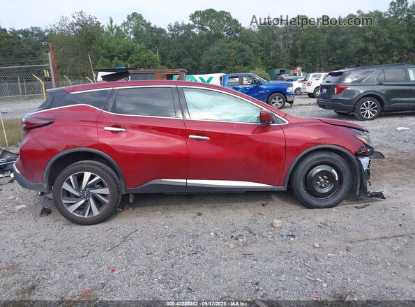 5N1AZ2CJ5PC120326 2023 NISSAN MURANO Red Widok wnętrza z tyłu