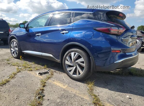5N1AZ2CS3MC139865 2021 NISSAN MURANO Blue Задня ліва чверть