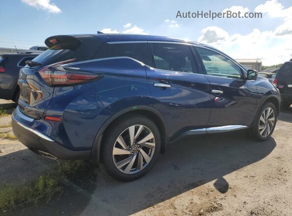 5N1AZ2CS3MC139865 2021 NISSAN MURANO Blue Задня права чверть