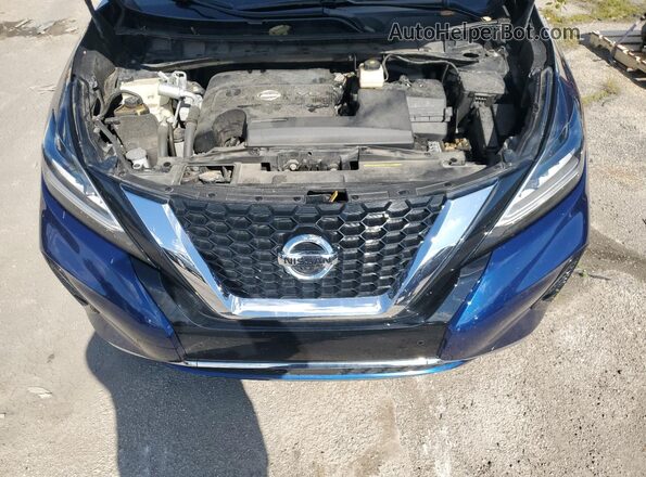 5N1AZ2CS3MC139865 2021 NISSAN MURANO Blue Вид підкапотного простору