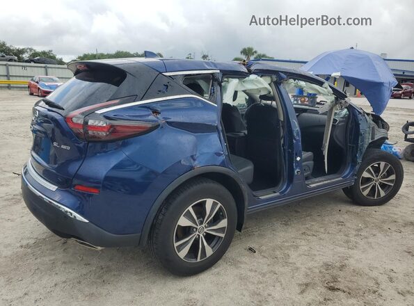 5N1AZ2CS8NC107804 2022 NISSAN MURANO Blue Trasero derecho