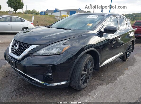 5N1AZ2DS2MC118343 2021 NISSAN MURANO Black წინა მარცხენა ხედი სამი მეოთხედიდან