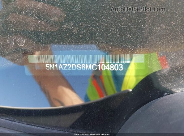 5N1AZ2DS6MC104803 2021 NISSAN MURANO White Widok komory silnika