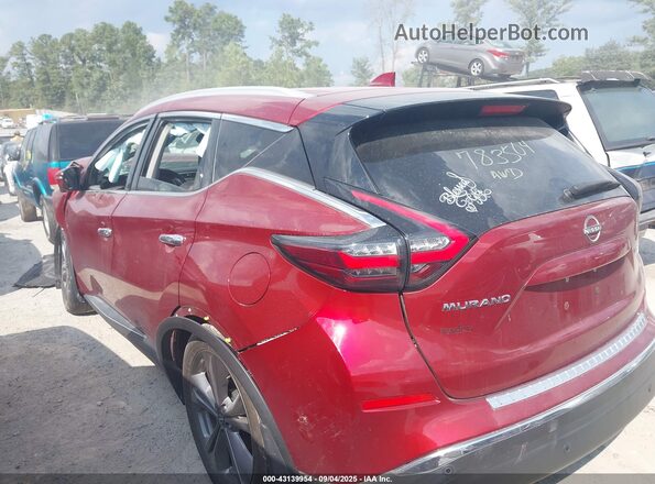5N1AZ2DS7PC126538 2023 NISSAN MURANO Red Trasero izquierdo