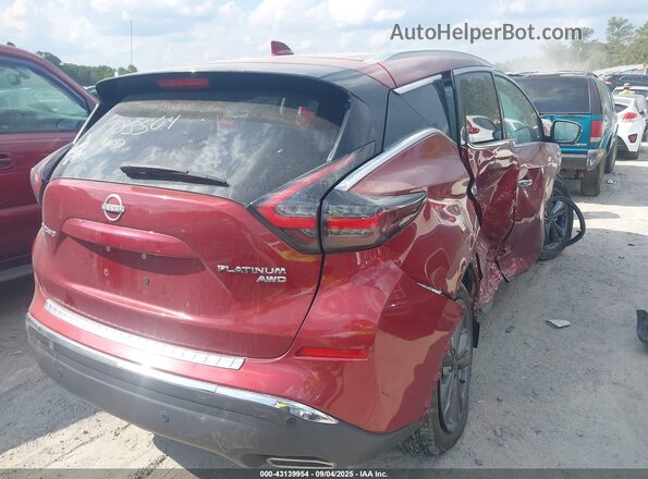 5N1AZ2DS7PC126538 2023 NISSAN MURANO Red Trasero derecho