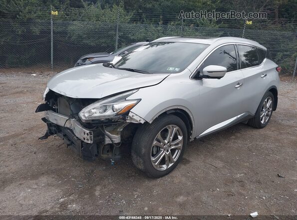 5N1AZ2MH4JN182002 2018 NISSAN MURANO Silver 